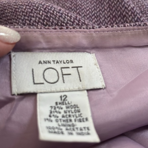 Ann Taylor LOFT skirt 72%wool - Picture 10 of 10